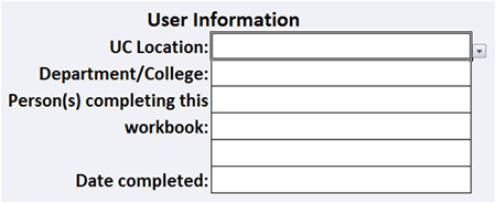 User Information