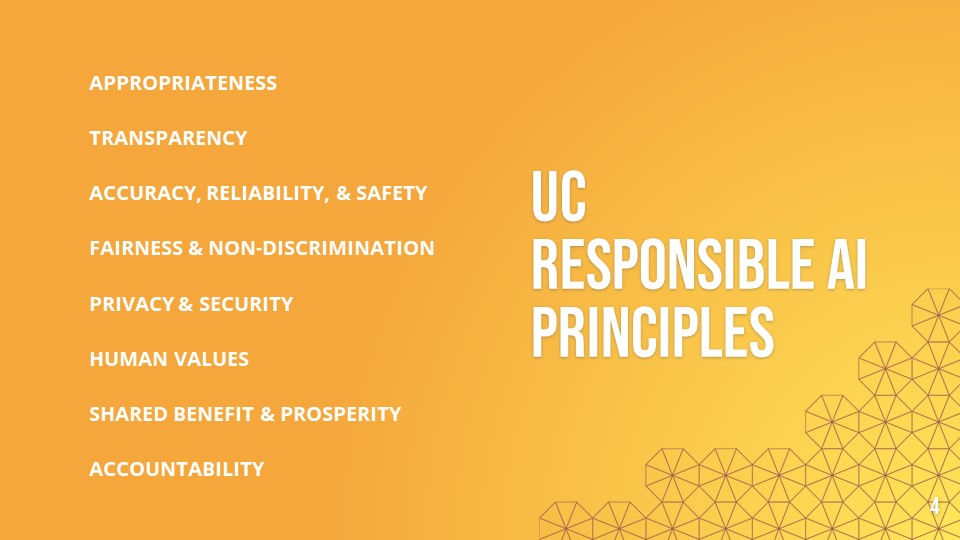 UC Responsible AI Principles