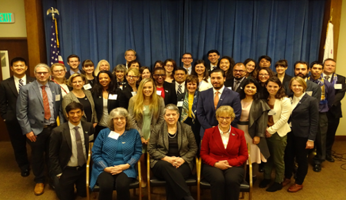 Photo of all participants of 2018 Graduate Research Advocacy Day 