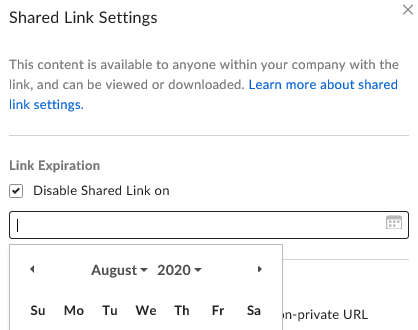 Set expiration dates