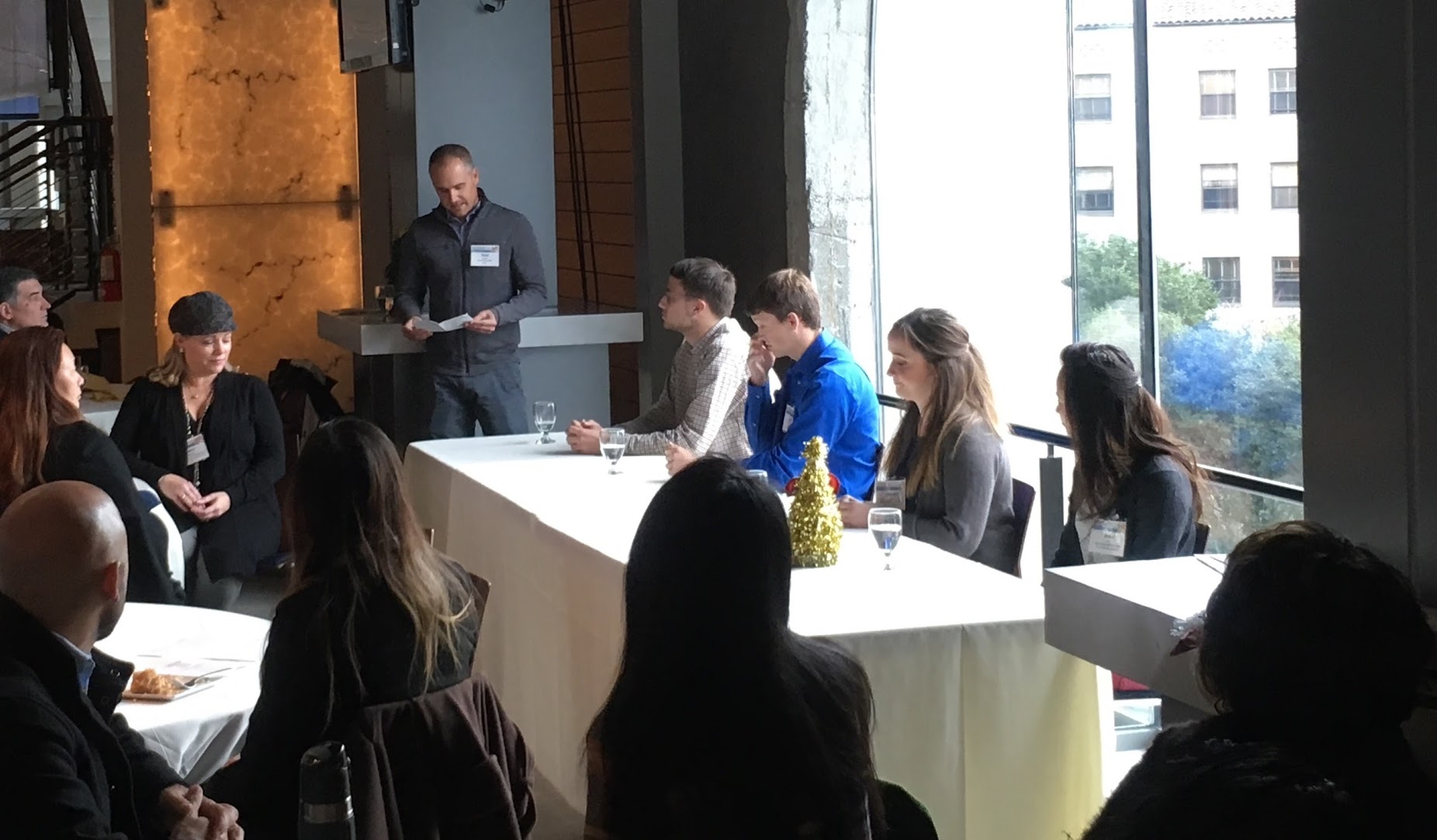 Student Panel at Procurement Services Winter All-Hands Meeting