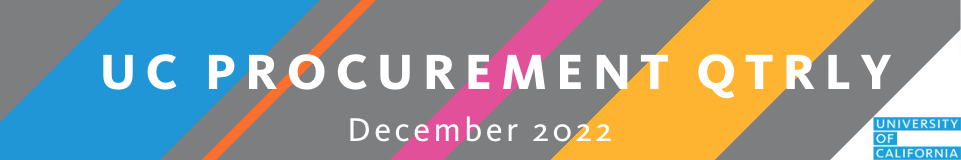 UC Procurement Quarterly Dec 2022