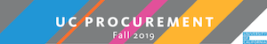 UC Procurement Fall 2019