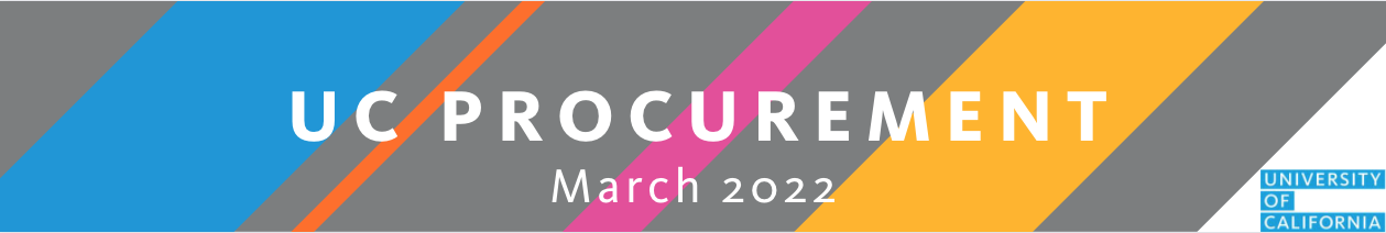 UC Procurement March 2022