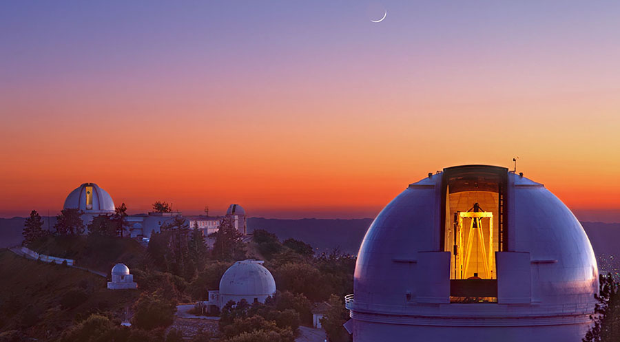 Lick Observatory at dusk