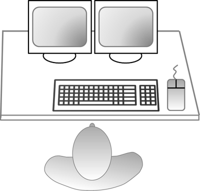 Dual Monitor Setup 3