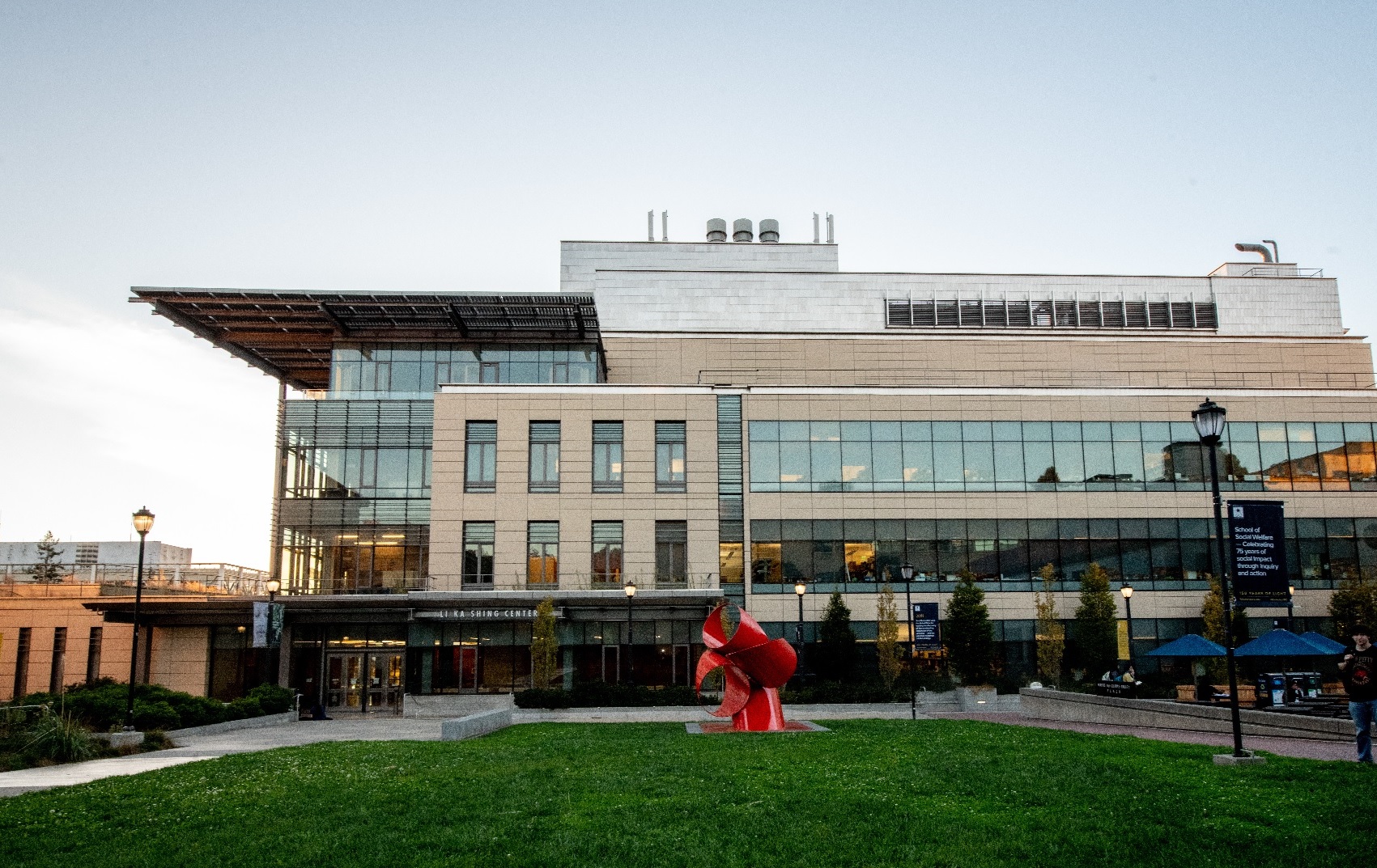 Exterior of the Li Ka Shing Center for Biomedial and Health Sciences on the UC Berkeley campus.