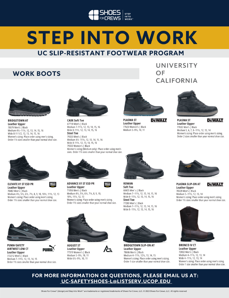 non slip shoes for crews