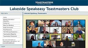 International Toastmasters: Lakeside Speakeasy Toastmasters Club